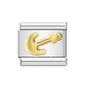 Trendy Italian Charms Bracelet 26 English A-Z Letter Name Custom Gold Color DIY Jewelry Making Gift Hand Bangle Chain Jewellry