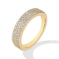 MINTYBOX Moissanite Wedding Band S925 Sterling Silver Ring for Women Lab Diamond Stackable Rings Engagement Fine Jewelry Gift