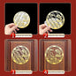 Carp Lotus Metal Sticker | Lucky Wealth Feng Shui Decoration