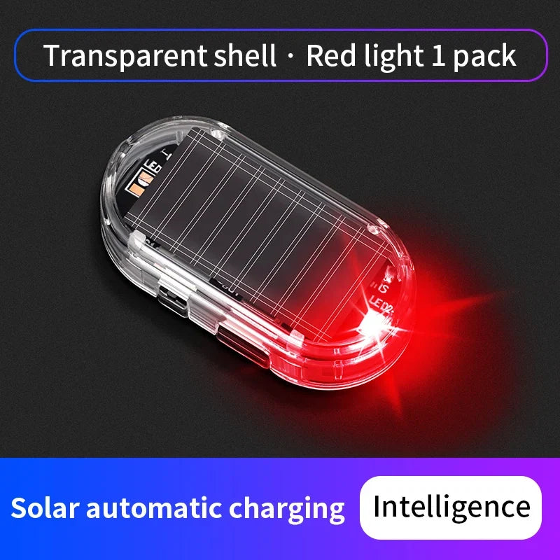 Solar Powered Dummy Security Alarm Light | Wireless Anti-Theft Warning Lamp