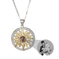 Custom SunFlower Projection Necklace Personalized Lover Keepsake Jewelry