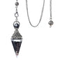Natural Stone Spirit Pendulum Pendant Latticed Chain