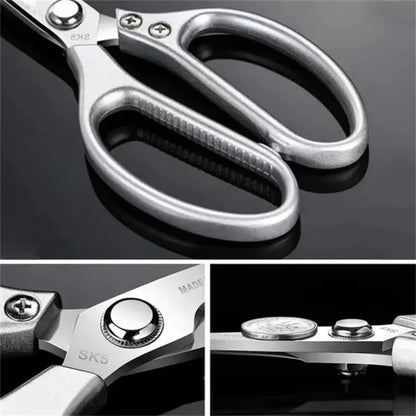 Stainless Steel Kitchen Scissors for Cutting Chicken Bones | Heavy Duty Poultry Shears