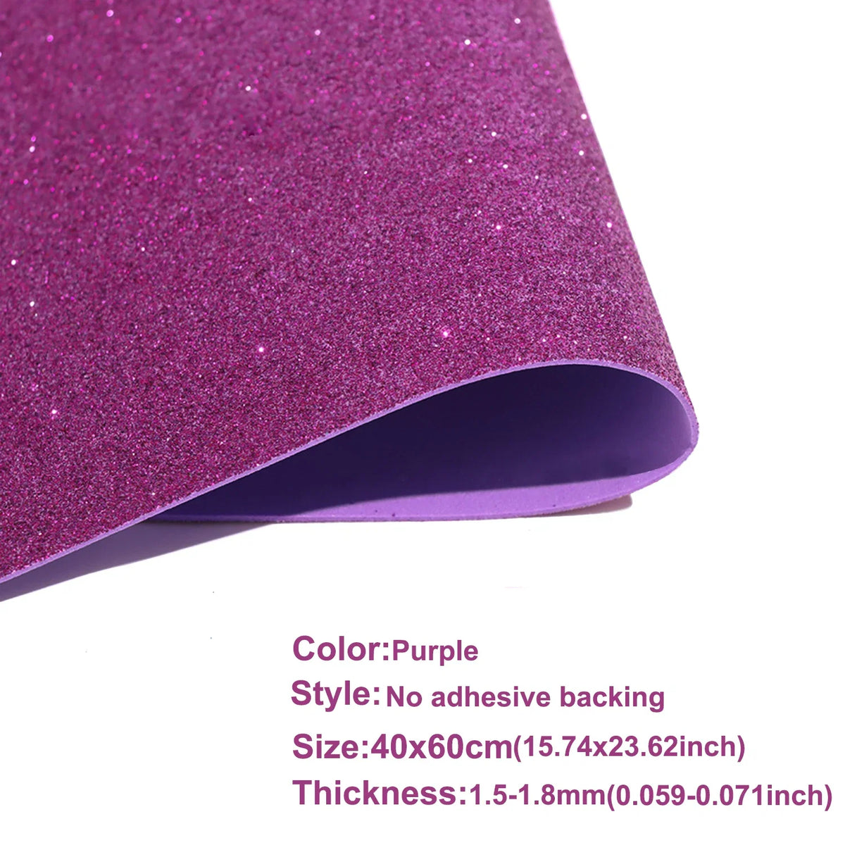 Glitter EVA Foam Sheet 40x60cm | Self-Adhesive Sparkly Foam Paper for DIY Crafts and Decor