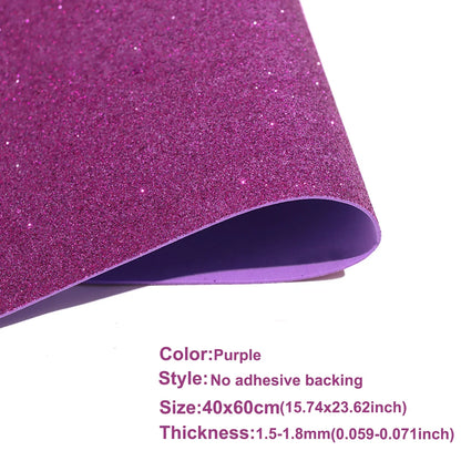 Glitter EVA Foam Sheet 40x60cm | Self-Adhesive Sparkly Foam Paper for DIY Crafts and Decor