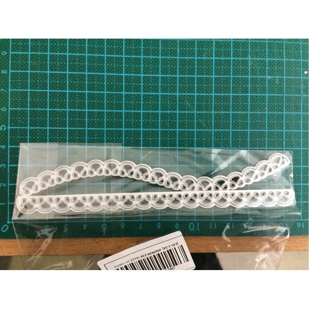 Lace Edge Border Metal Cutting Dies | Decorative Paper Craft Stencil Set