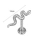 100% 316L Surgical Steel Flower Labret Piercing Butterfly Bee Tragus Snake Cartilage Helix Flat Back CZ Earrings Body Jewelry