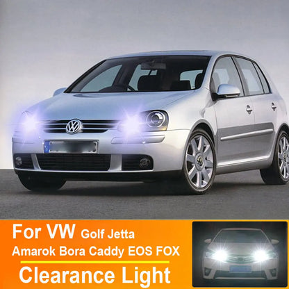 2Pcs T10 W5W LED Canbus Parking Lights for Volkswagen VW Golf 4 5 6 Plus Jetta 3 4 Amarok Bora Caddy 3 4 EOS FOX | 300% Brighter, No Error