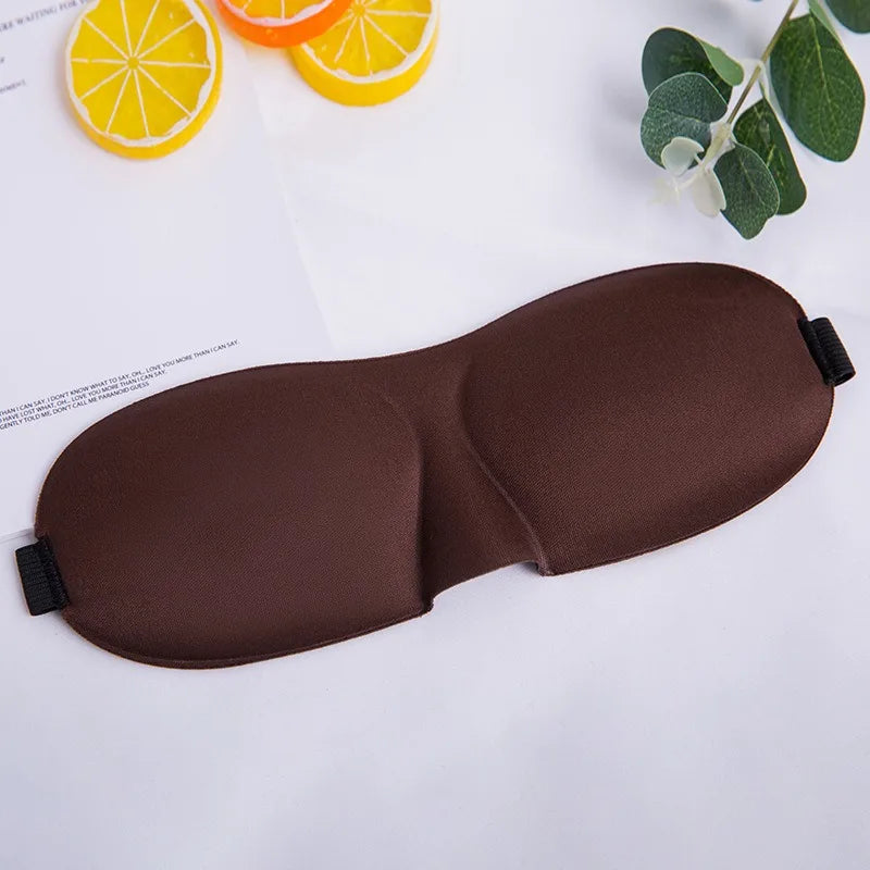 3D Sleeping Mask Eyepatch | Light Blocking Blindfold for Travel and Sleep