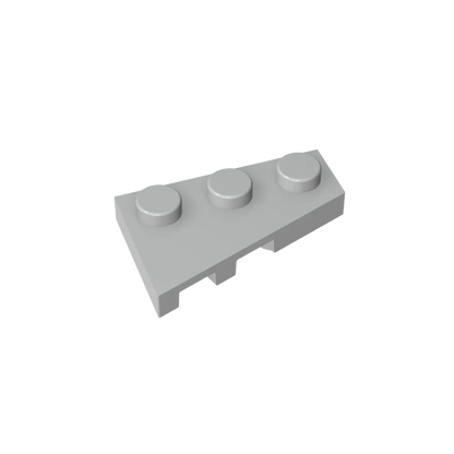 Gobricks GDS-547 Wedge Plate 3 x 2 Right | Compatible Building Block for DIY Creations
