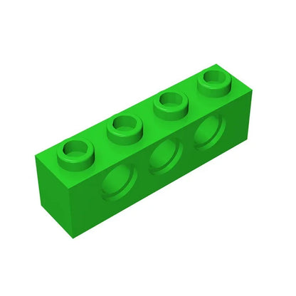 Gobricks GDS-625 Technical Brick 1x4 3-Hole | Compatible with Lego 3701