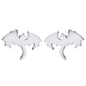 Punk Black Western Dragon Ear Stud | Stainless Steel Stud Earrings