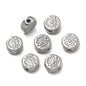 10Pcs/Pack Stainless Steel Various Shape Gold Steel Color Texture Spacer Beads for DIY Bracelet Jewelry Making Accessories