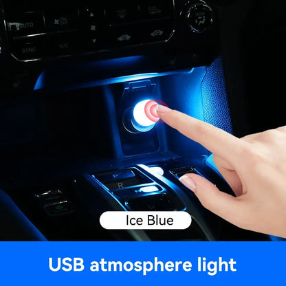 USB Car Atmosphere Light | LED Interior Touch Ambient Lamp with 8 Colors