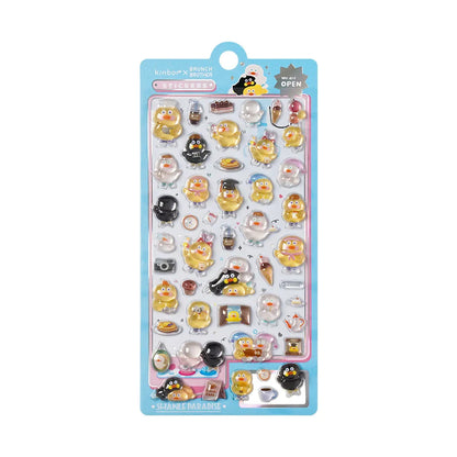 Japanese Anime Food Stamping Seal Fun | 3D Crystal Diamond Sticker Set for Kids