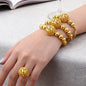 New Gold Plated 2026 Stainless Steel Chain Bracelet and Ring ethiopian hawaiian jewelry bangles for women free shipping Gift