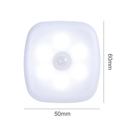 LED Night Light Plug-In with Motion Sensor | Small Wireless Night Lamp for Room Corridor Closet