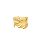 Stainless Steel Exaggerated Big Flower Rings For Women Gold Color Sunflower Finger Ring Female Fashion Aesthetic Jewelry Gift