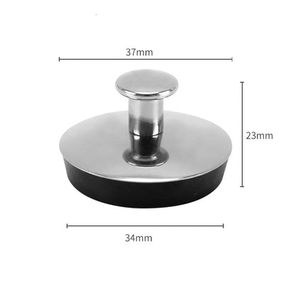 Universal Stainless Steel Sink Plug Drain Stopper | Fits 33-35mm, 43-44mm, 54-55mm Drains