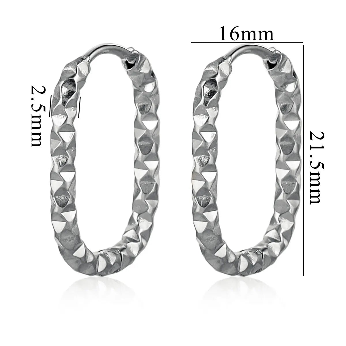 6pcs Stainless Steel Rectangular Textured Earrings | 18K Gold Plated DIY Jewelry Findings