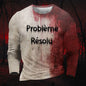 I'M Fine Bloody Shirt Problem Print Playeras Para Hombres T Shirt Women Funny Halloween Blood Clothes Hoodie