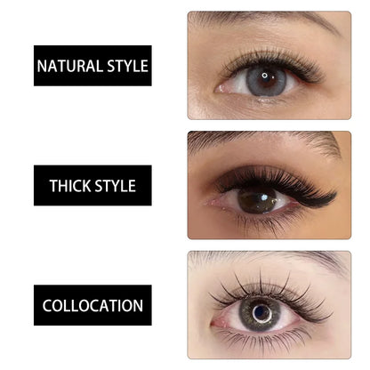 Self Blooming Eyelash Extensions | Easy Fanning Volume Lashes 0.03 0.05 0.07 C D Curl