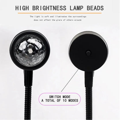 Voice Control Starry Sky Night Light | USB Powered Galaxy Projector