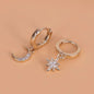 Ventfille 925 Sterling Silver Star Drop Earrings for Women | Simple Tassel Chain Office Jewelry