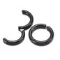 6 Pairs Stainless Steel Clip On Earrings for Women Men | Non Piercing Round Hoop Ear Cuffs