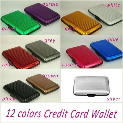 Metal Credit Card Holder | Slim RFID Wallet for Men and Women