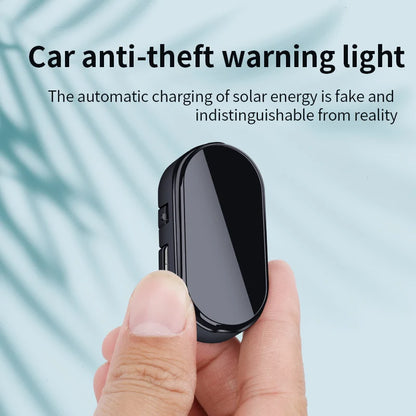 Solar Powered Car Warning Flashing Light | Interior LED Decorative Light