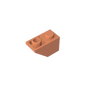Gobricks GDS-597 Slope, Inverted 45 2x1 | Compatible Building Block for DIY