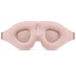 3D Contoured Sleep Mask | Memory Foam Blackout Eye Shade for Deep Rest