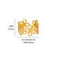Stainless Steel Exaggerated Big Flower Rings For Women Gold Color Sunflower Finger Ring Female Fashion Aesthetic Jewelry Gift