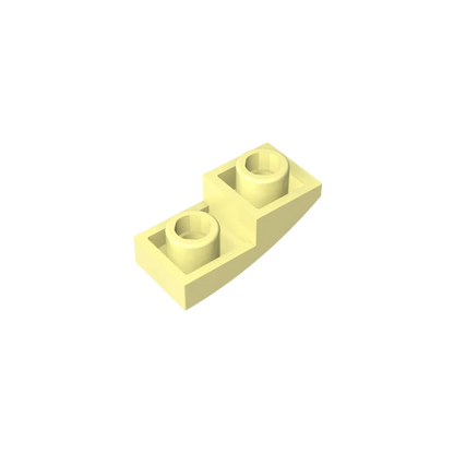 Gobricks GDS-795 Slope, Curved 2 x 1 Inverted | Compatible Building Block for DIY Projects