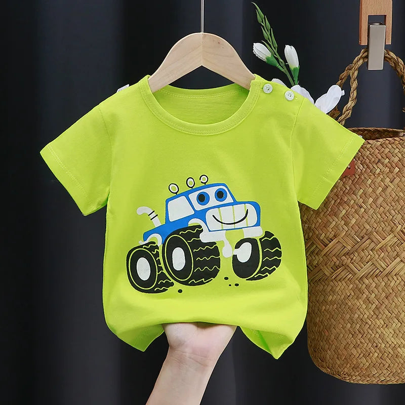 Kids Cotton Graphic Tee | Summer Unisex T-Shirt for Babies and Toddlers