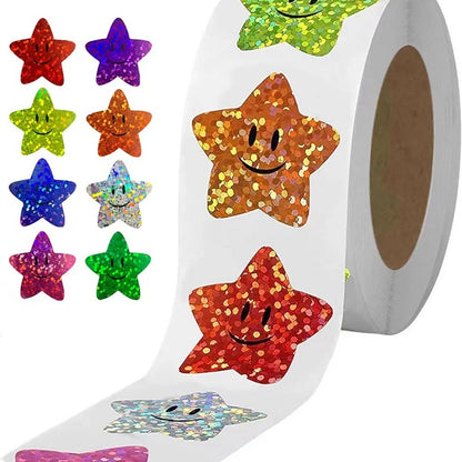 Heart Thank You Stickers | Small Roll Packaging Stickers for Photocard Decor