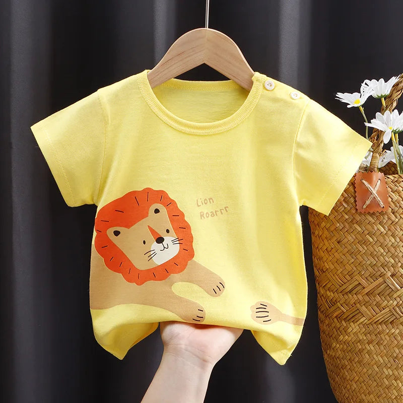 Kids Cotton Graphic Tee | Summer Unisex T-Shirt for Babies and Toddlers