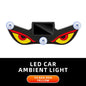 Solar Devil’s Eye Car Window Light | USB-C Rechargeable Flashing Warning Lamp