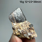 Natural Dark Brown Andradite Garnet Cluster Raw Crystal Mineral Specimen Calcite Matrix Healing Stone Home Decoration