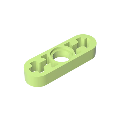 Gobricks GDS-689 Technical Liftarm Thin 1 x 3 | Building Block with Axle Holes Compatible with Lego 6632