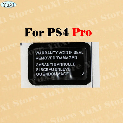 Console Seal Warranty Sticker Kit for PS4 Pro, PS4 Slim, PS5, PS3 | Game Console Label & Barcode Replacement Set