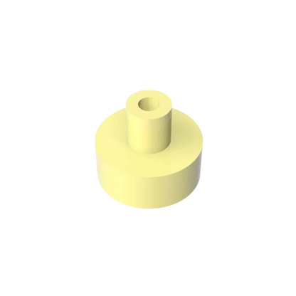 Gobricks Tile Round 1x1 with Bar and Pin Holder | Compatible Building Block