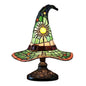 Premium Witch Hat Stained Glass Lamp – Magical Glow for Your Home