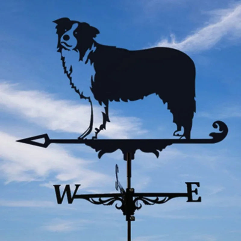 Metal Weathervane,Witch Iron Weather Vane,Sea Rover Wind Direction Indicator,Garden Decoration,Outdoor Roof Decoration,Gardening