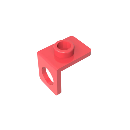 Gobricks GDS-1165 Minifig Neck Bracket with Back Stud | Thin Back Wall Building Block