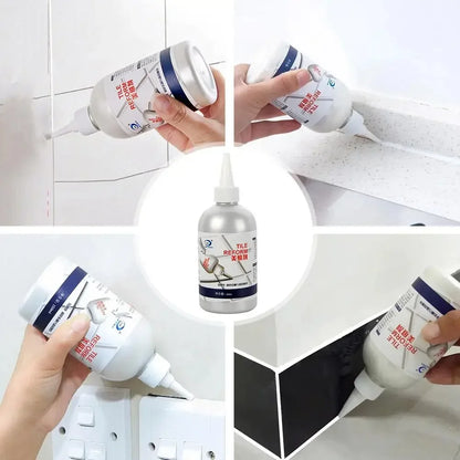 Waterproof Tile Repair Filler | Ceramic Tile Grout and Seam Sealer for Kitchen and Bathroom