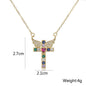 NEWBUY Unique Design Eagle Heart Cross Pendant Gold Color 316L Stainless Steel Chain Necklace CZ Party Jewelry Femme Bijoux