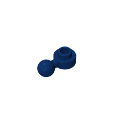 Gobricks GDS-1500 Hinged Plate 1x1 with Ball Head | Compatible Building Brick