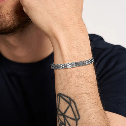 Stainless Steel Mesh Link Chain Bracelet | Unisex Italian Chain Jewelry Gift